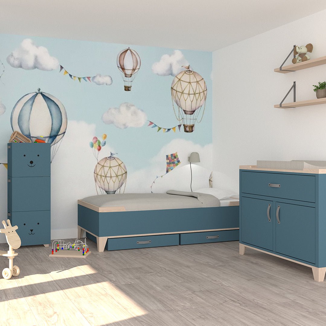 Kinderbett Pepper - Blau