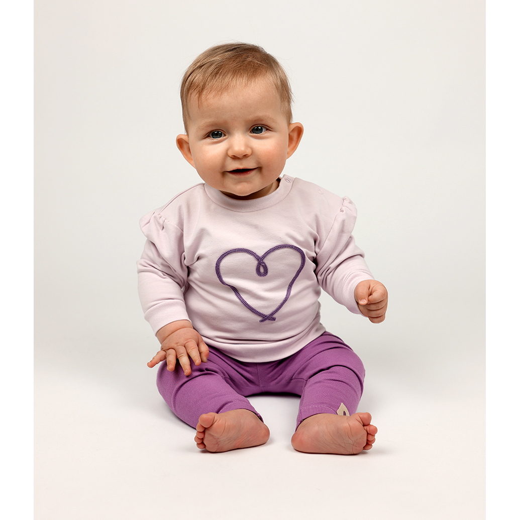 Sweater Heart Kids | Lavender Fog