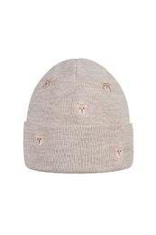 LITTLE BEAR hat - 100% merino wool - beige