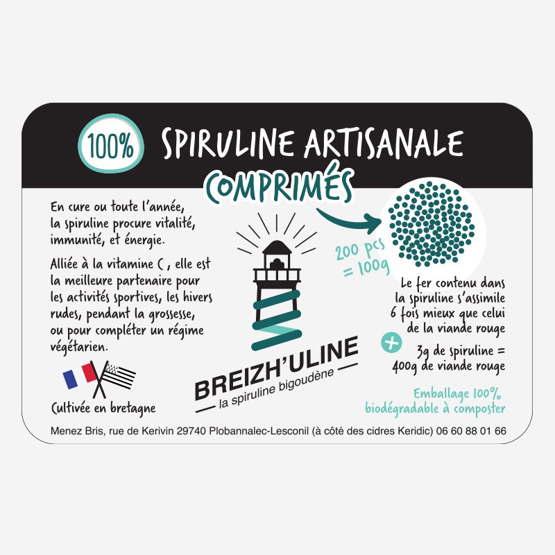Spirulina tablets
