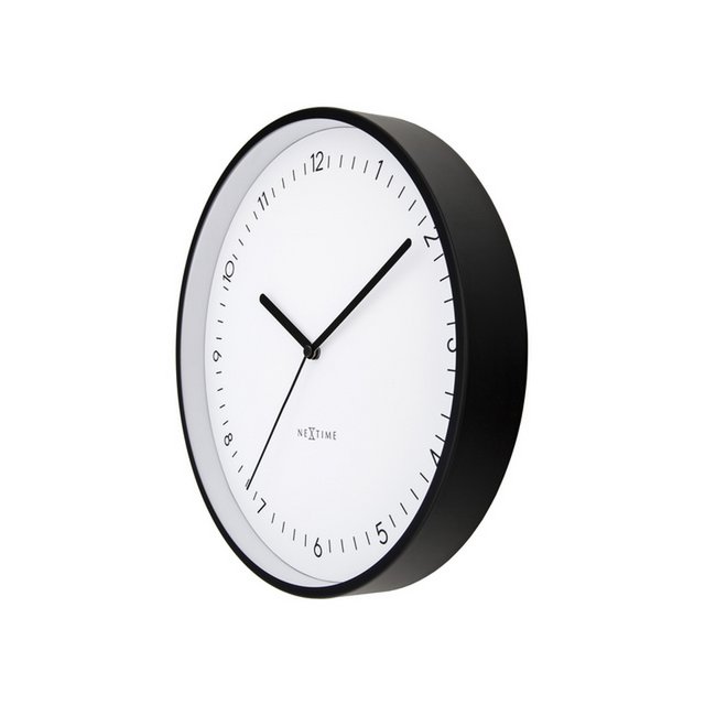 Zegar ścienny NeXtime Berlin 30 cm biały