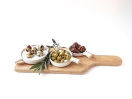 ANNA NERA Fairtrade keramiek Schaaltje - Bakje - Tapasbakje - Kaarsenhouder L