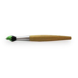 Brush ballpoint pen,   green tip