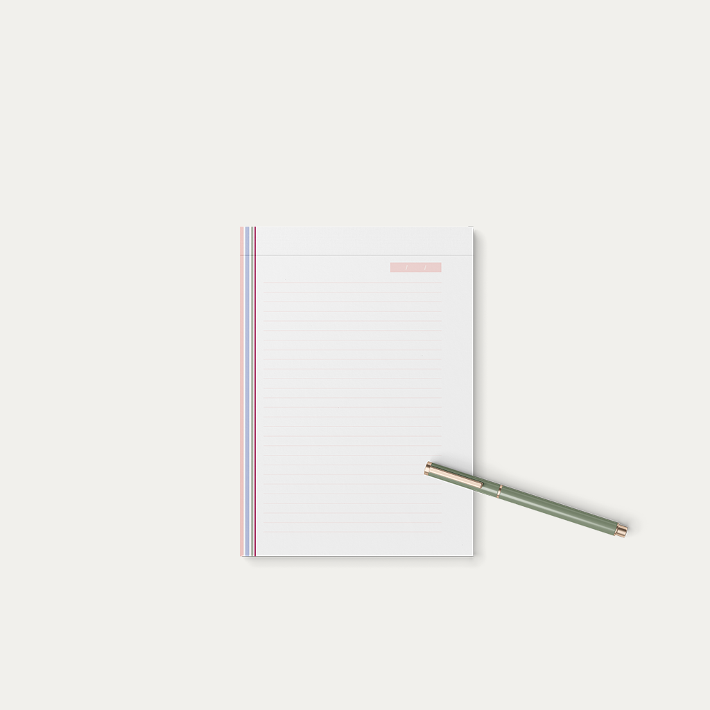 Macaron de Paris Writing Notepad - kleurrijke moderne briefpapier voor creatieve noten