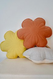 Leinenblütenkissen "Sandlilie"