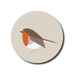 Wandcirkel · Roodborst