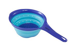 Camry CR 6712 collapsible silicone colander blue, multi-colored, one size