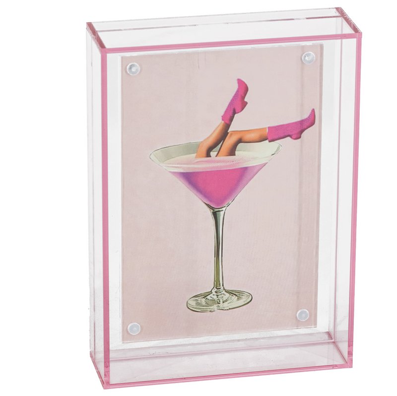 Photo frame Neon pink
