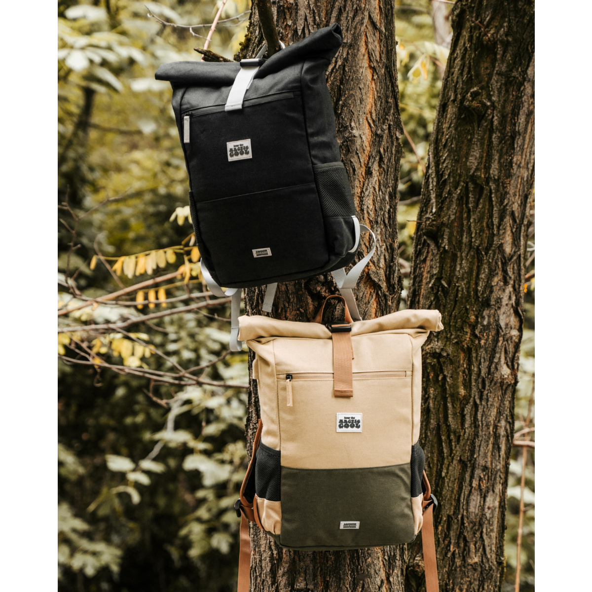 Sac à dos imperméable en chanvre Polar Explorer - Beige