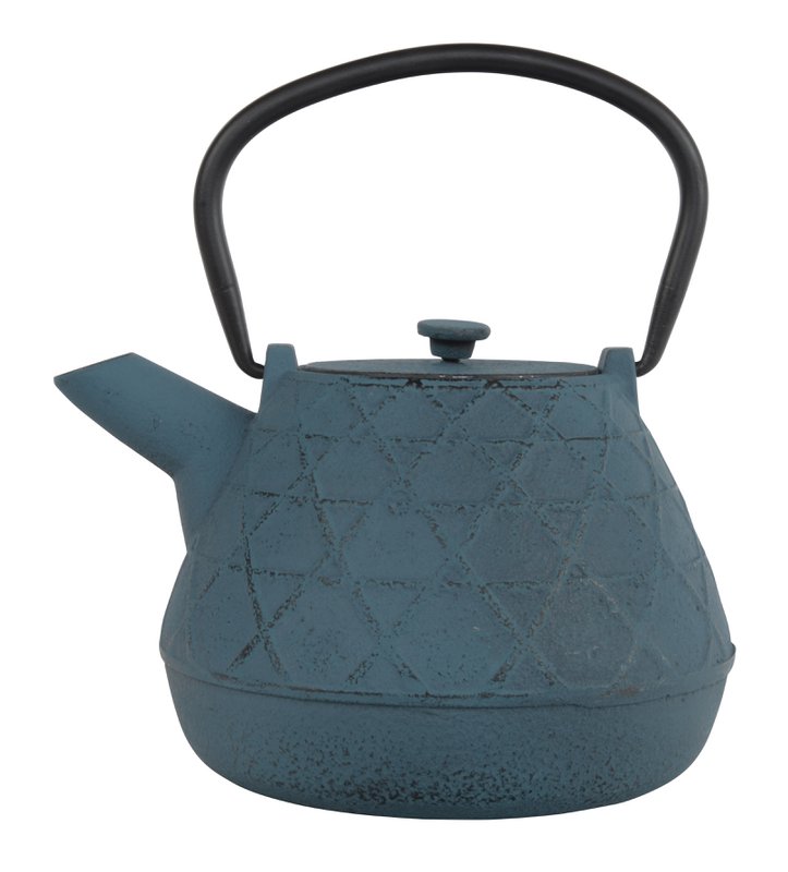 Teaclassix Gietijzeren Theeset Hewi 1,00 ltr, Giftbox, Blauw