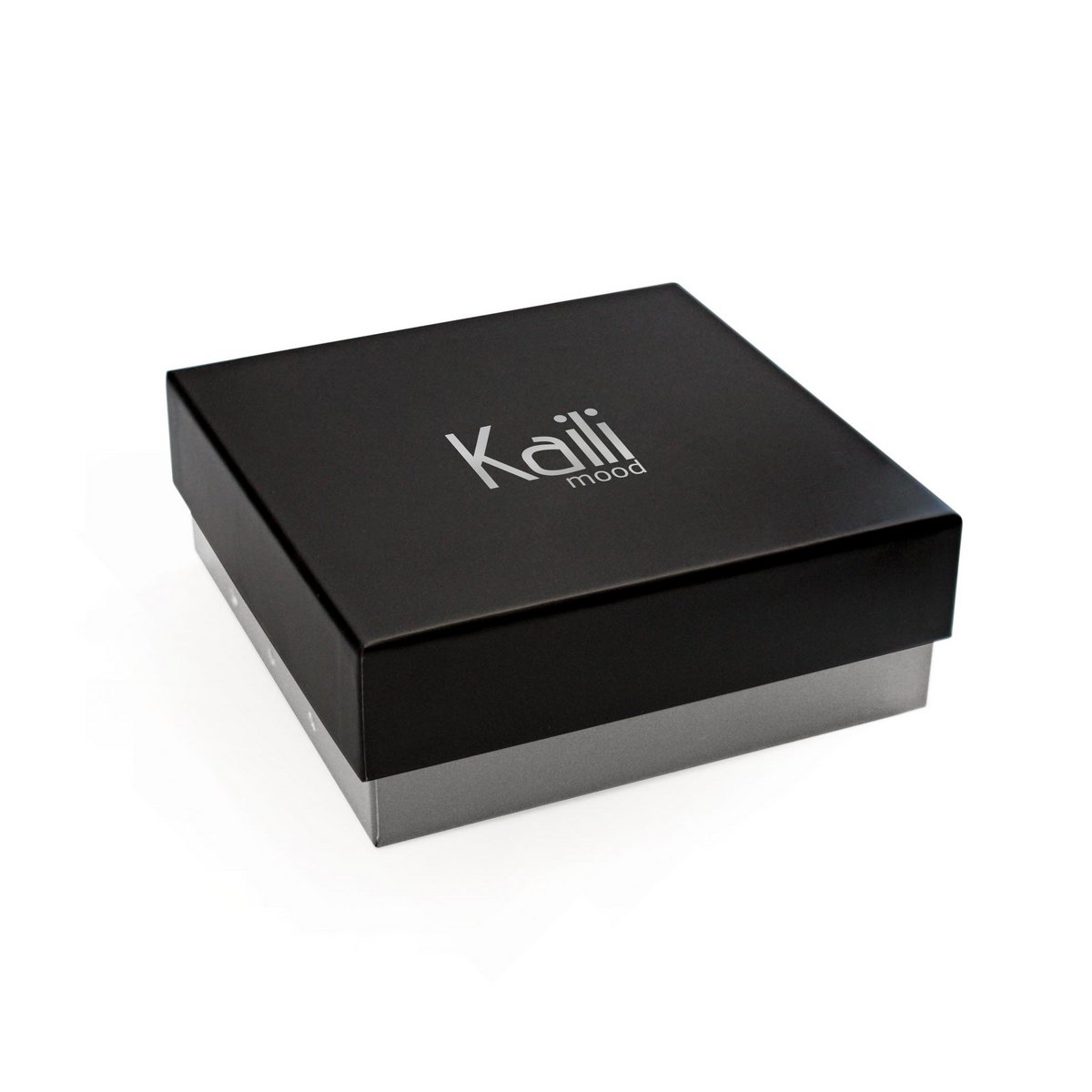 K4007AKB | Bicolor Men's Belt in Leather Lining with Pu Finish. Color Black/Anthracite. Dimensions: 125 x 3.8 x 0.5 cm (waistline 110 cm). Packaging: rigid bottom/lid Gift Box