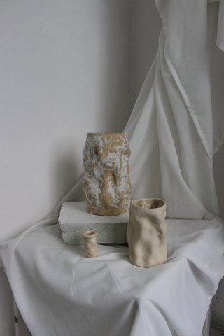 Big Matt Textural Vase