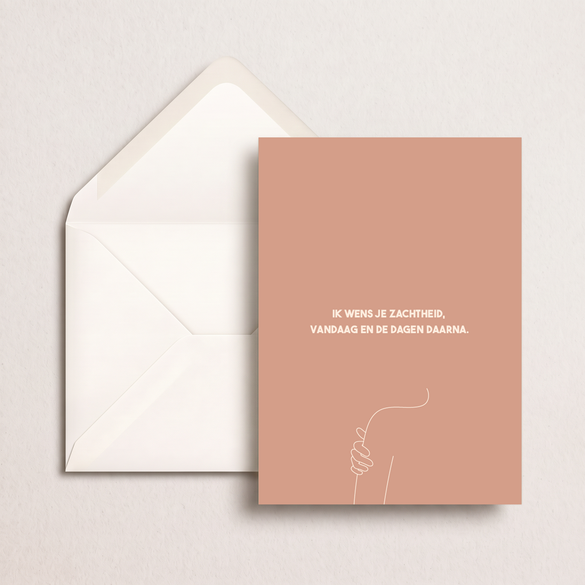 Mourning card | I wish you gentleness