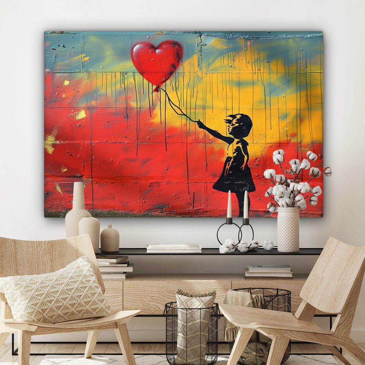 Leinwand Malerei - Wanddekoration Banksy Sty
