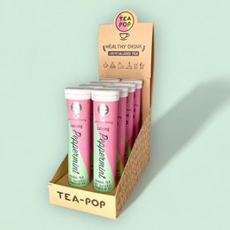 Peppermint Tea-Pop, hurtigbrygget gourmette (8 rørs bakke)