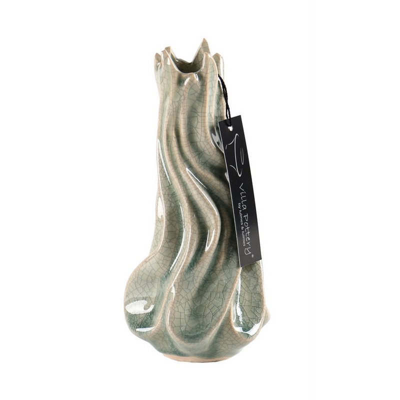 TORTILE 1_1 JARRON GRIS 8.5X18.5CM