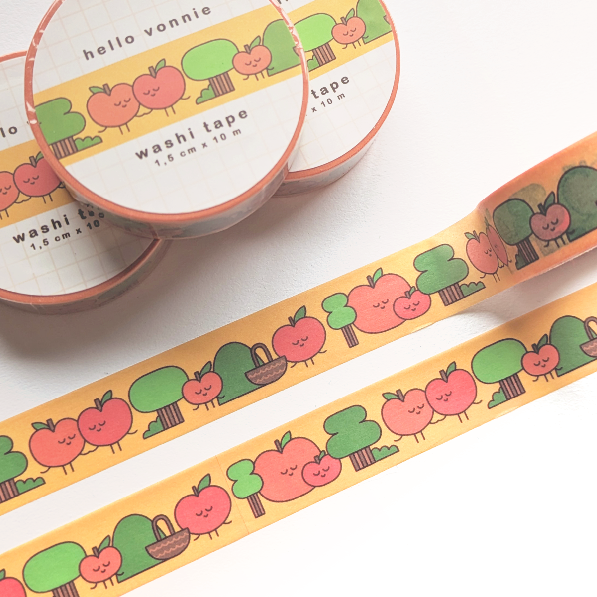 Cinta Washi de amigos de Apple