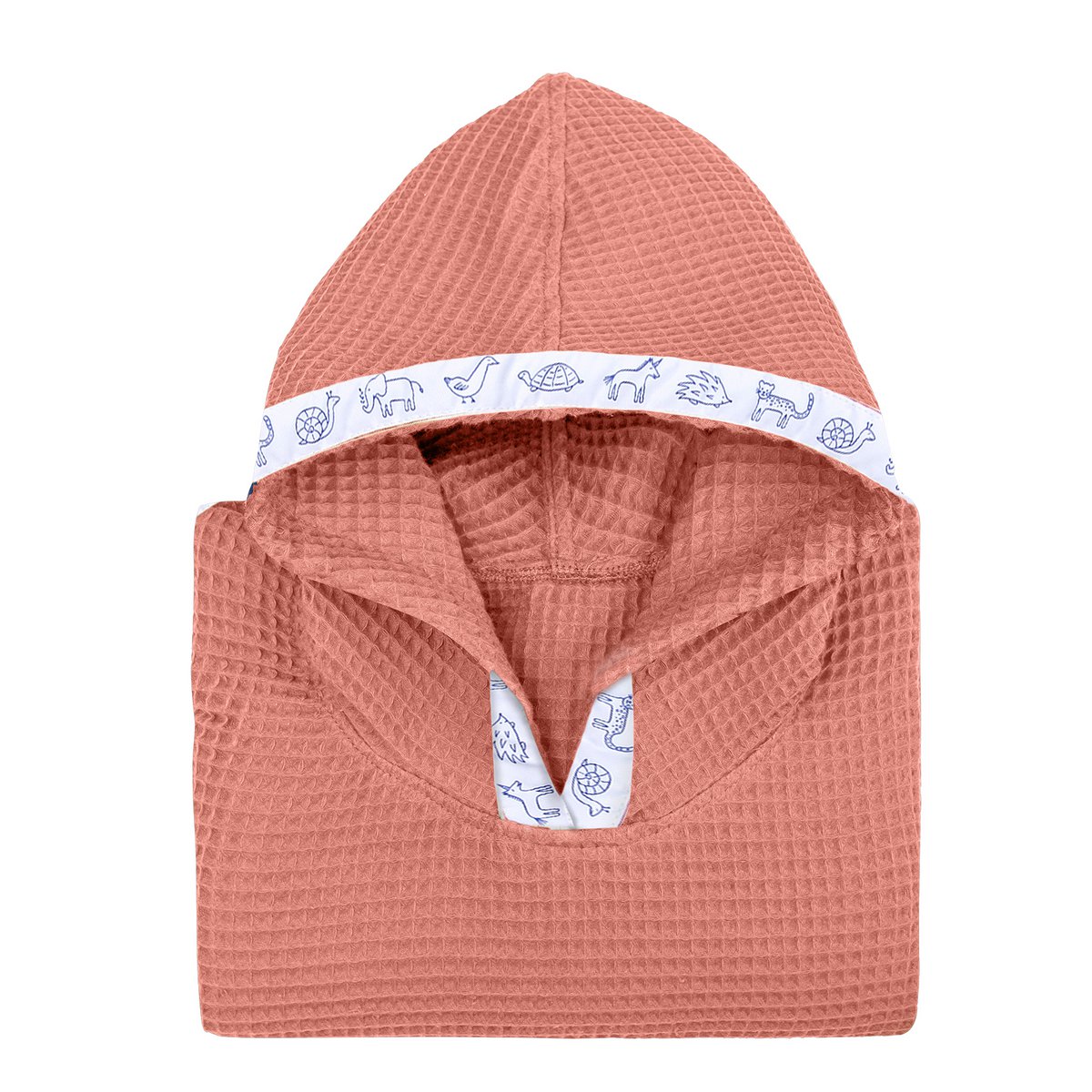 Brandy Pink Honeycomb Baby Bath Poncho