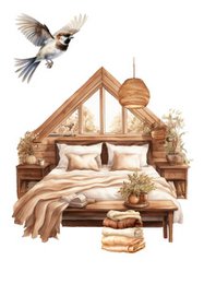 Sustainable postcard - bedroom stories