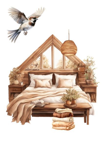 Sustainable postcard - bedroom stories