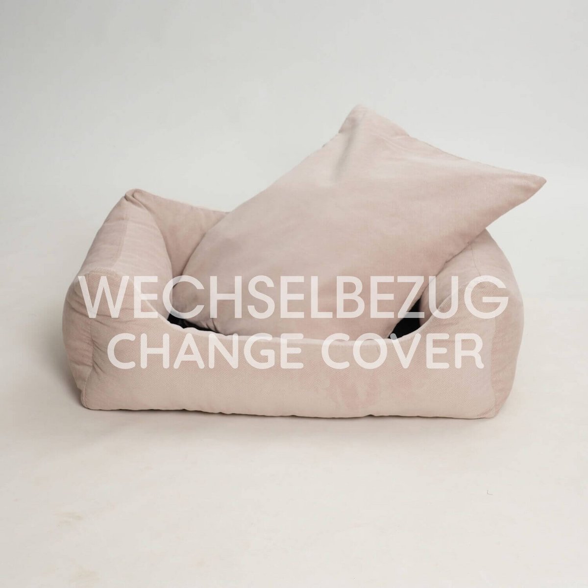 Wechselbezug Hundebett Box Bett Madison gravel