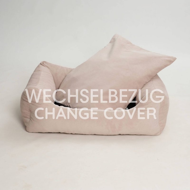 Wechselbezug Hundebett Box Bett Madison gravel