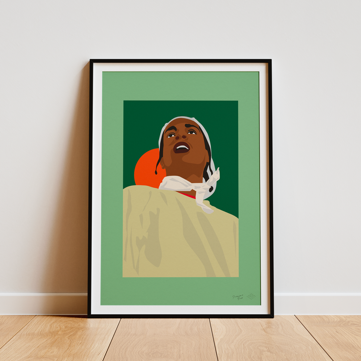 Poster "ASAP Rocky Blue" - A4 & 30x40cm - Art print