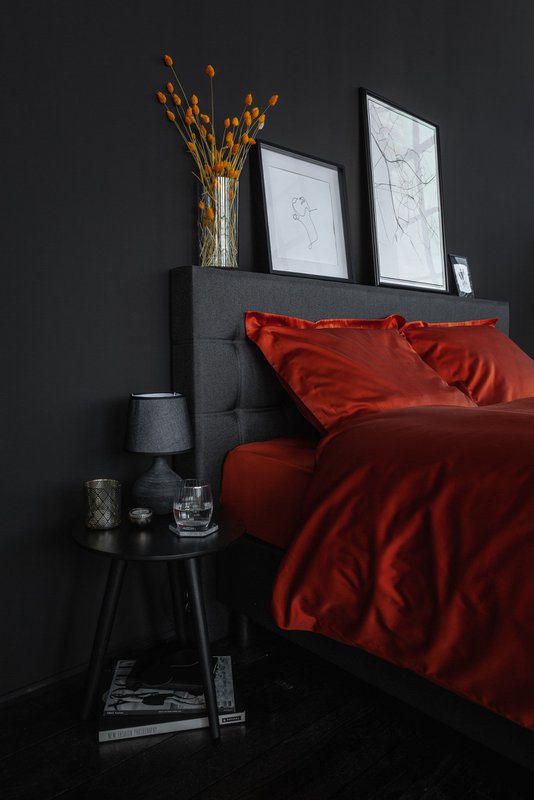 100% Cotton Satin Duvet Cover Set Indian Spice