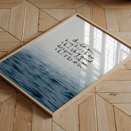 Poster: Dream higher than the sky and deeper than the ocean