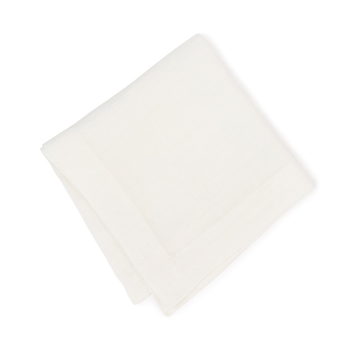 Mantel individual de lino, blanco roto