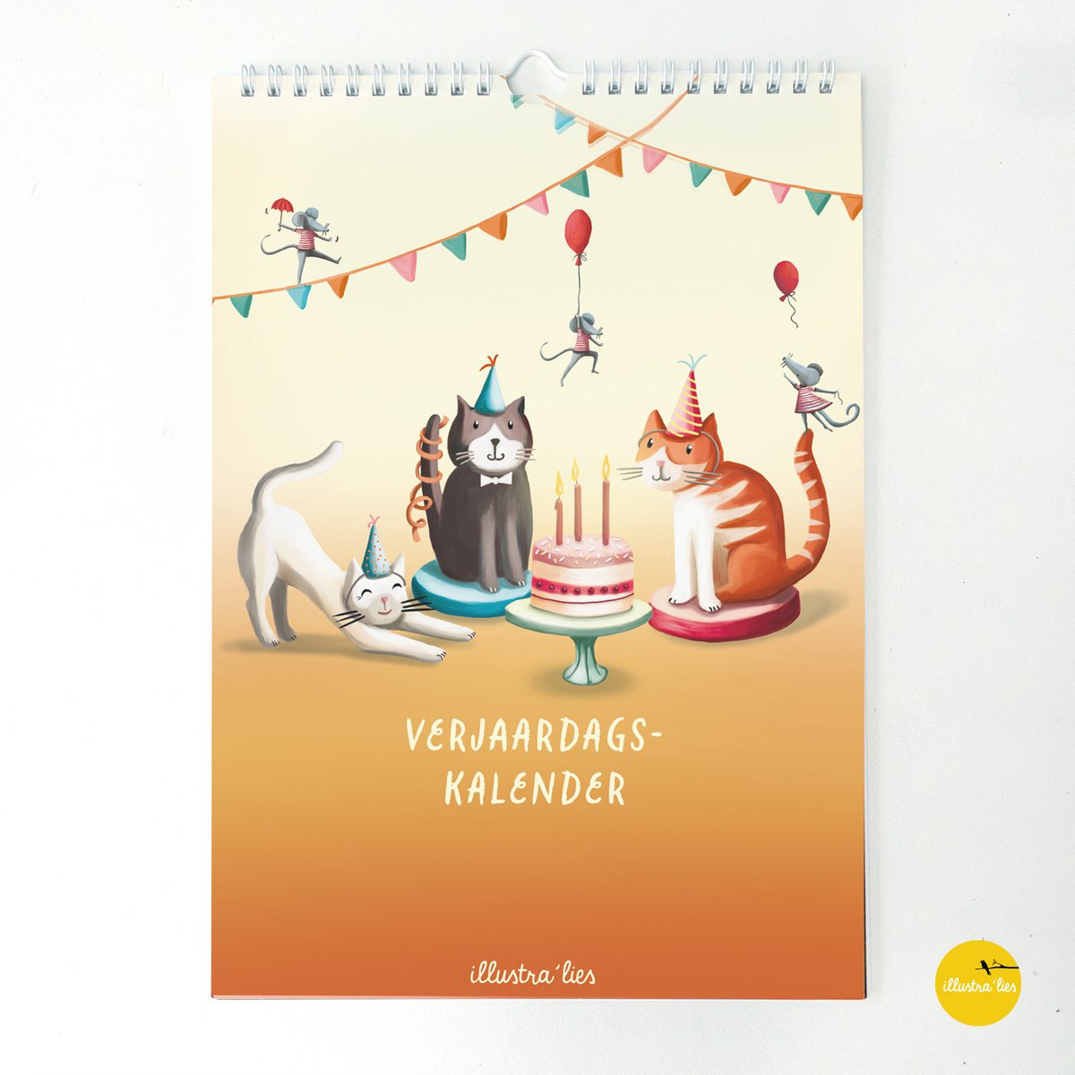 verjaardagskalender - muurkalender A4