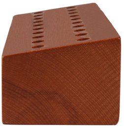 Schraubendreherhalter aus Holz, 6 x 15 x 4,5 cm, 20 Löchern