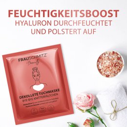 Zestaw 3-ech Dekolleté Tuchmaske - BYE-BYE Knitterfältchen