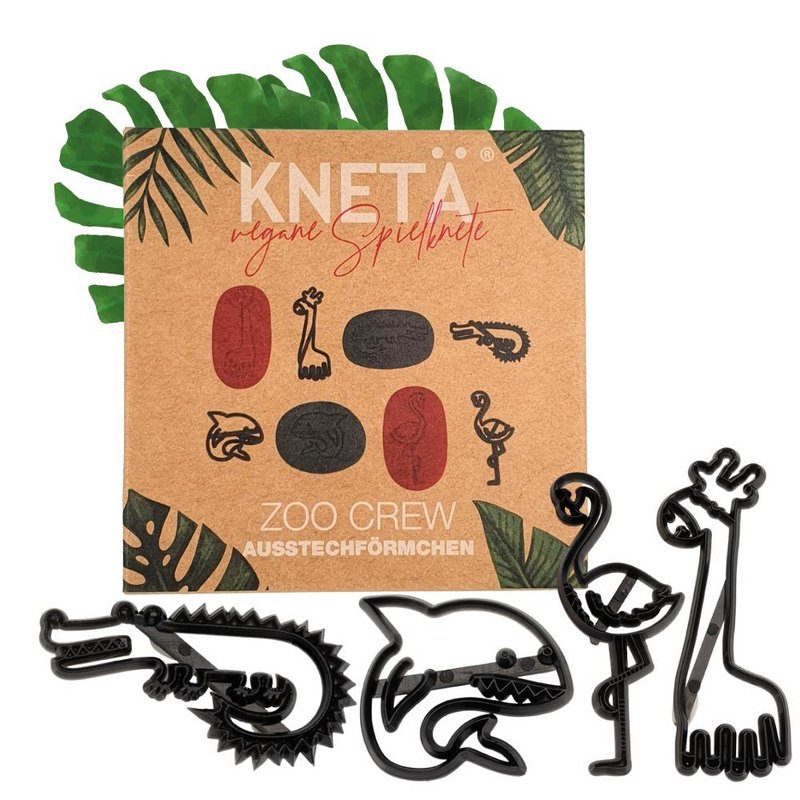 Knetä 2D Stempelset - Zoo Crew