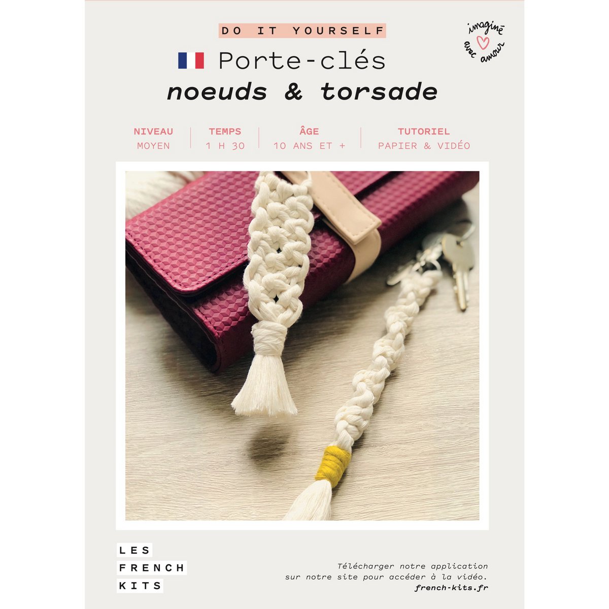 Kit Llaveros Macramé - Nudos y Giros