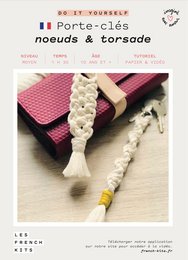 Macramé Key Ring Kit - Knots & Twist