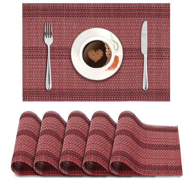 Placemats | Dining Table Heat Resistant Bamboo | 45x30cm