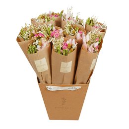 Dried Flowers Market More - Pink Elegance