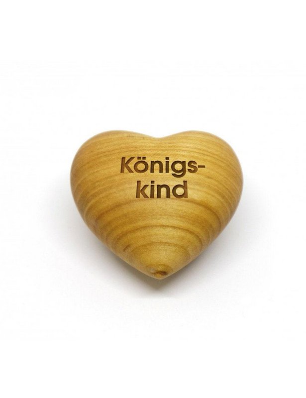 Thankgoods houten hart koninklijk kind