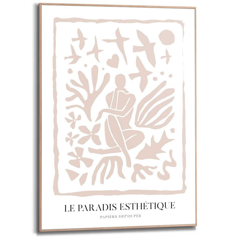 Painting Slim Frame Le Paradis Esthétique 70x50