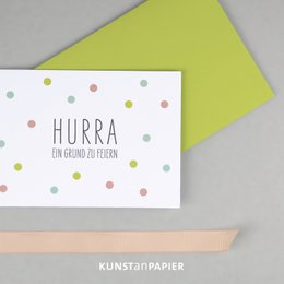 Lykønskningskort Hurra Emma