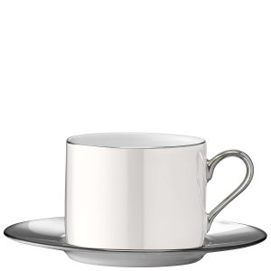 L.S.A. - Palazzo Tea head and saucer 250 ml - White