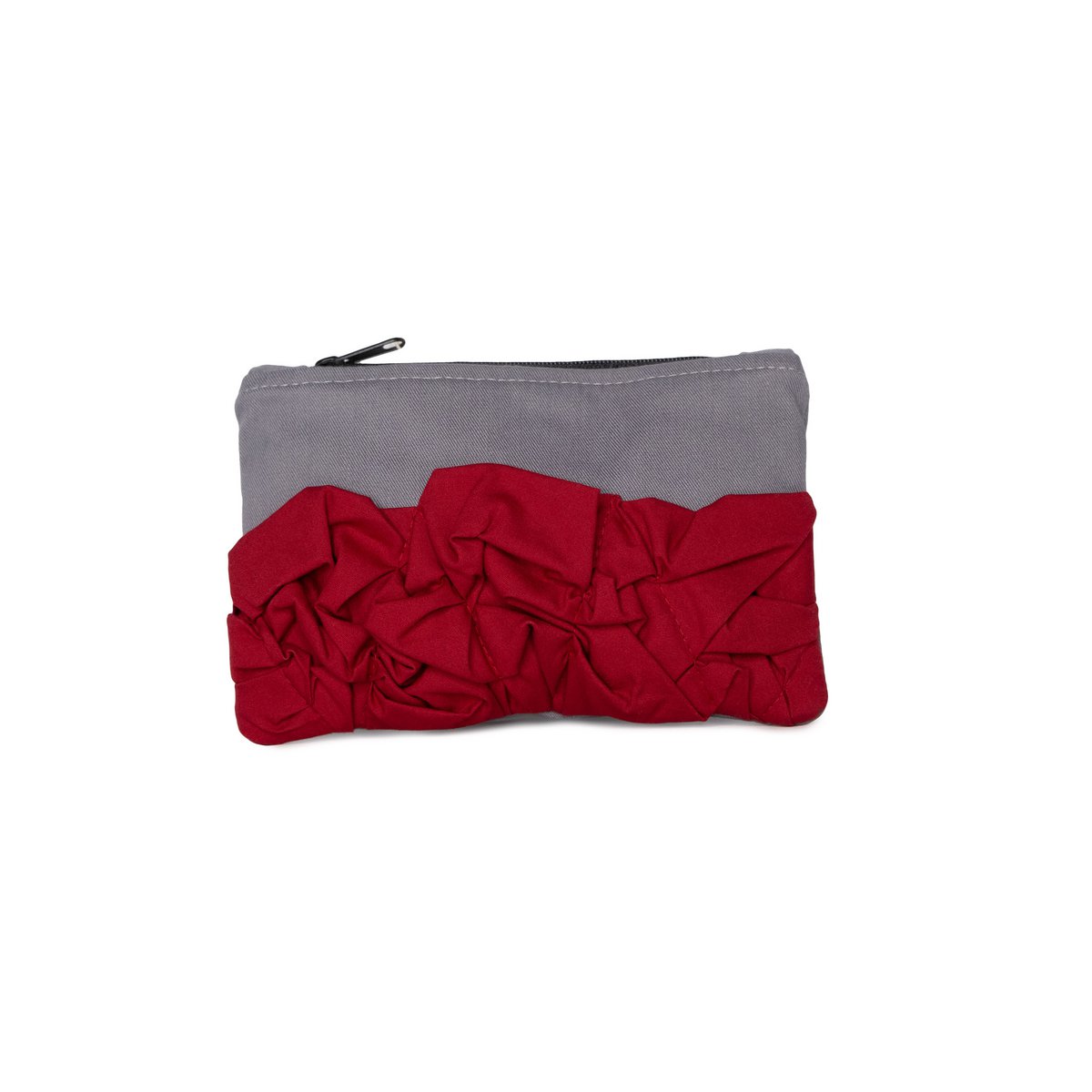 light gray + red