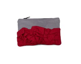 Boho makeuptaske med flæser