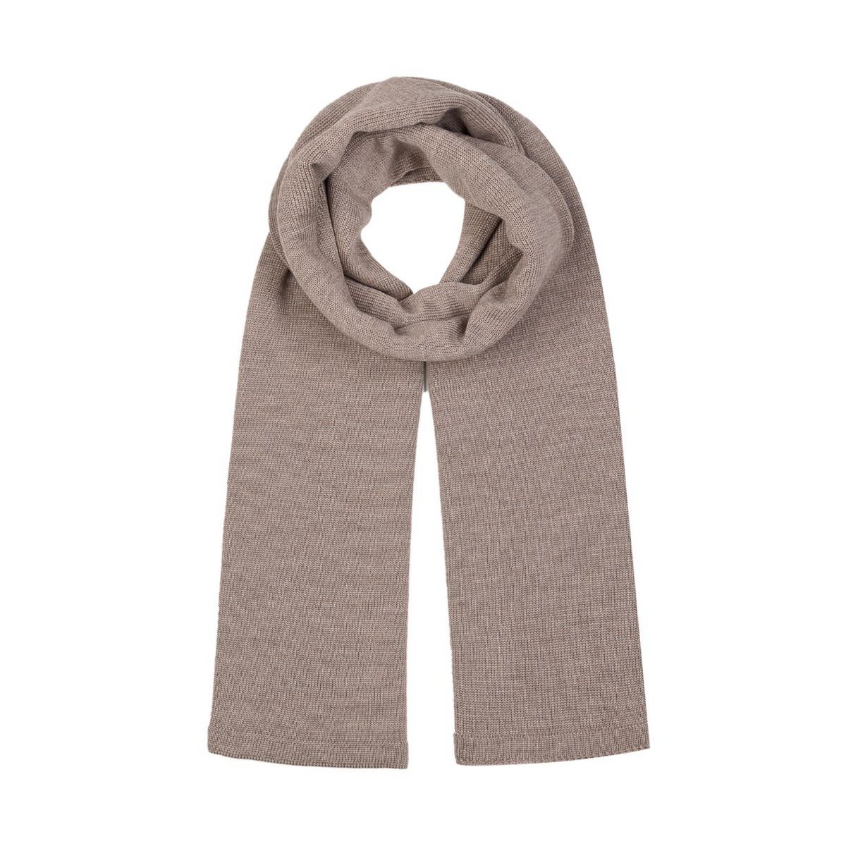Szal PENELOPE – 100% wełny merino – taupe [B2B]