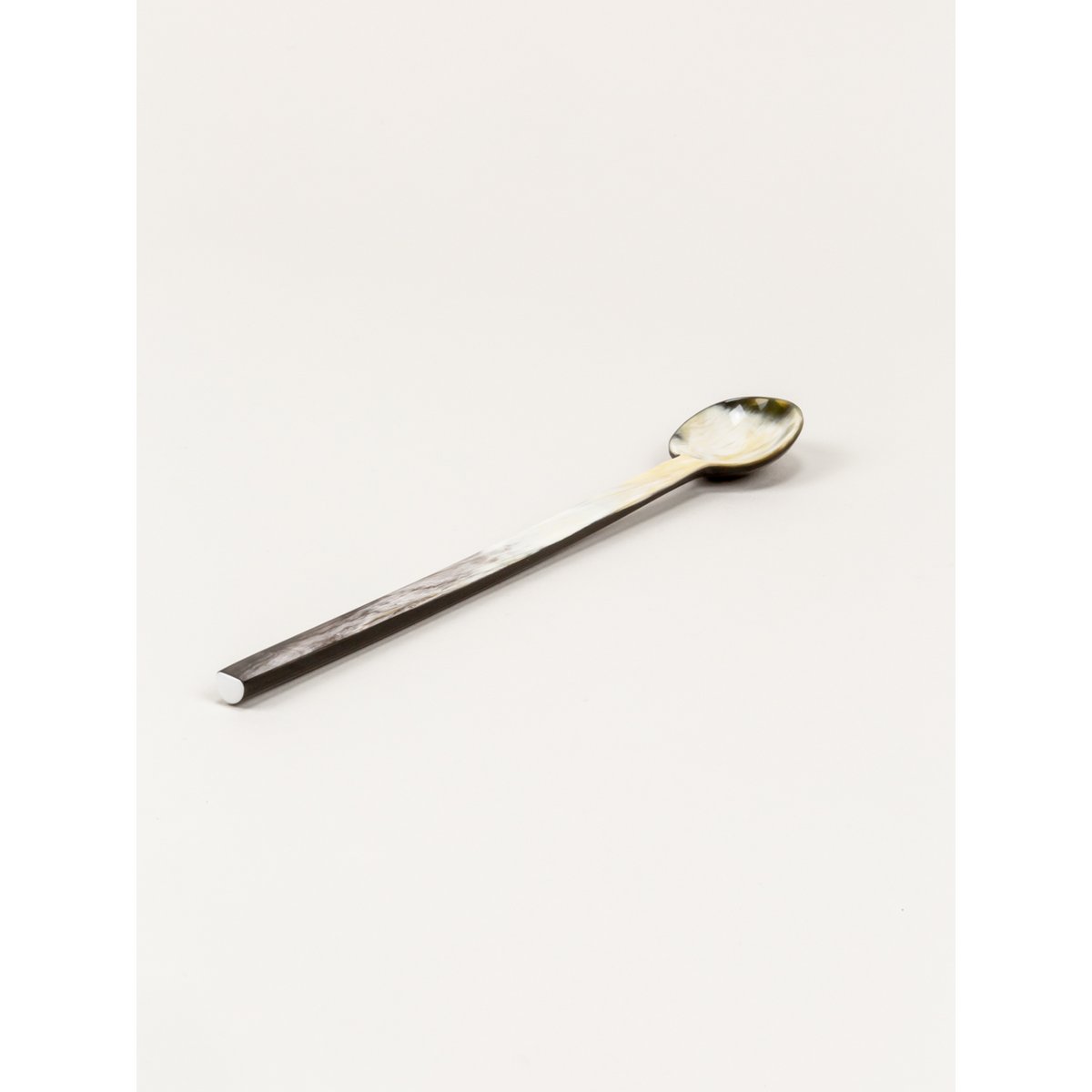 Baguette marbled black horn jam spoon