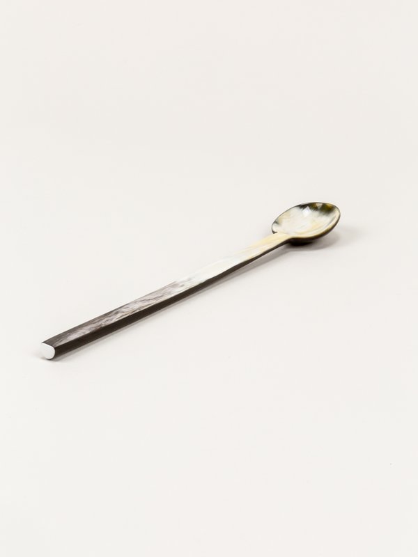 Baguette marbled black horn jam spoon