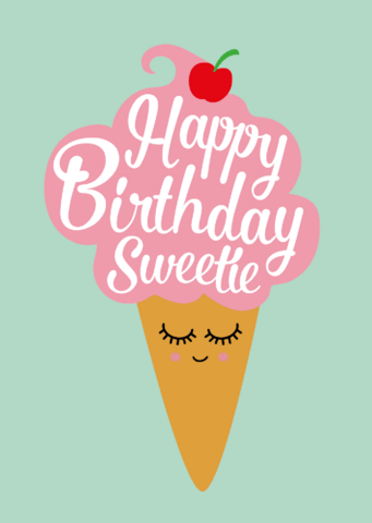 Happy birthday sweety ijsje