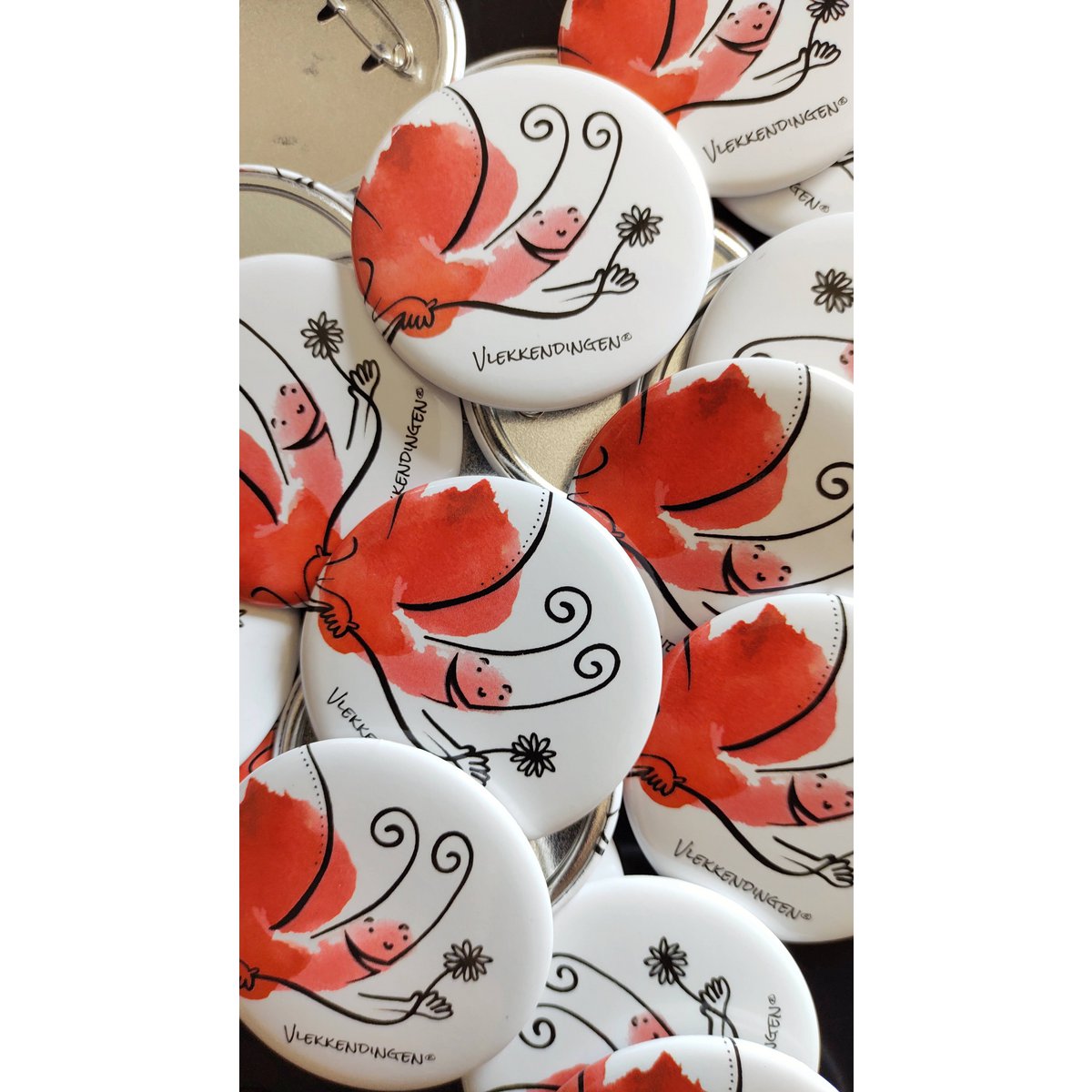 Vlinder button