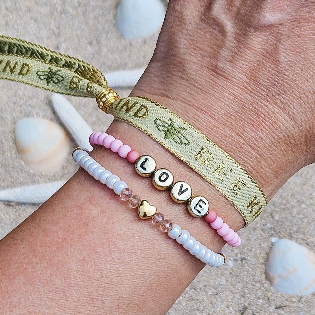 Ribbon bracelet Bee Child